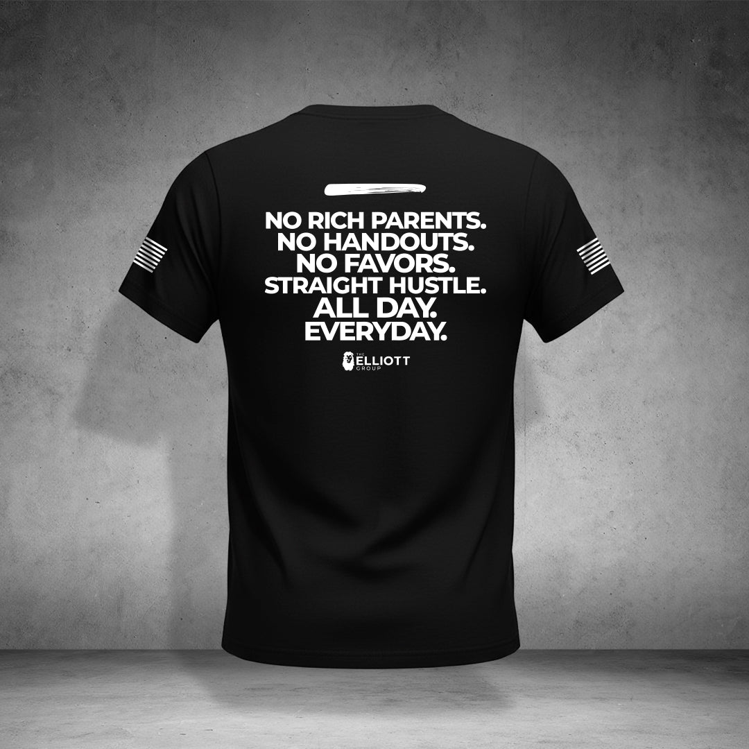 Elliott Army Classic / No Rich Parents T-shirt