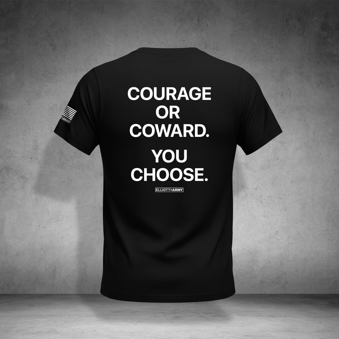 Isaiah 41:10 / Courage or Coward T-Shirt