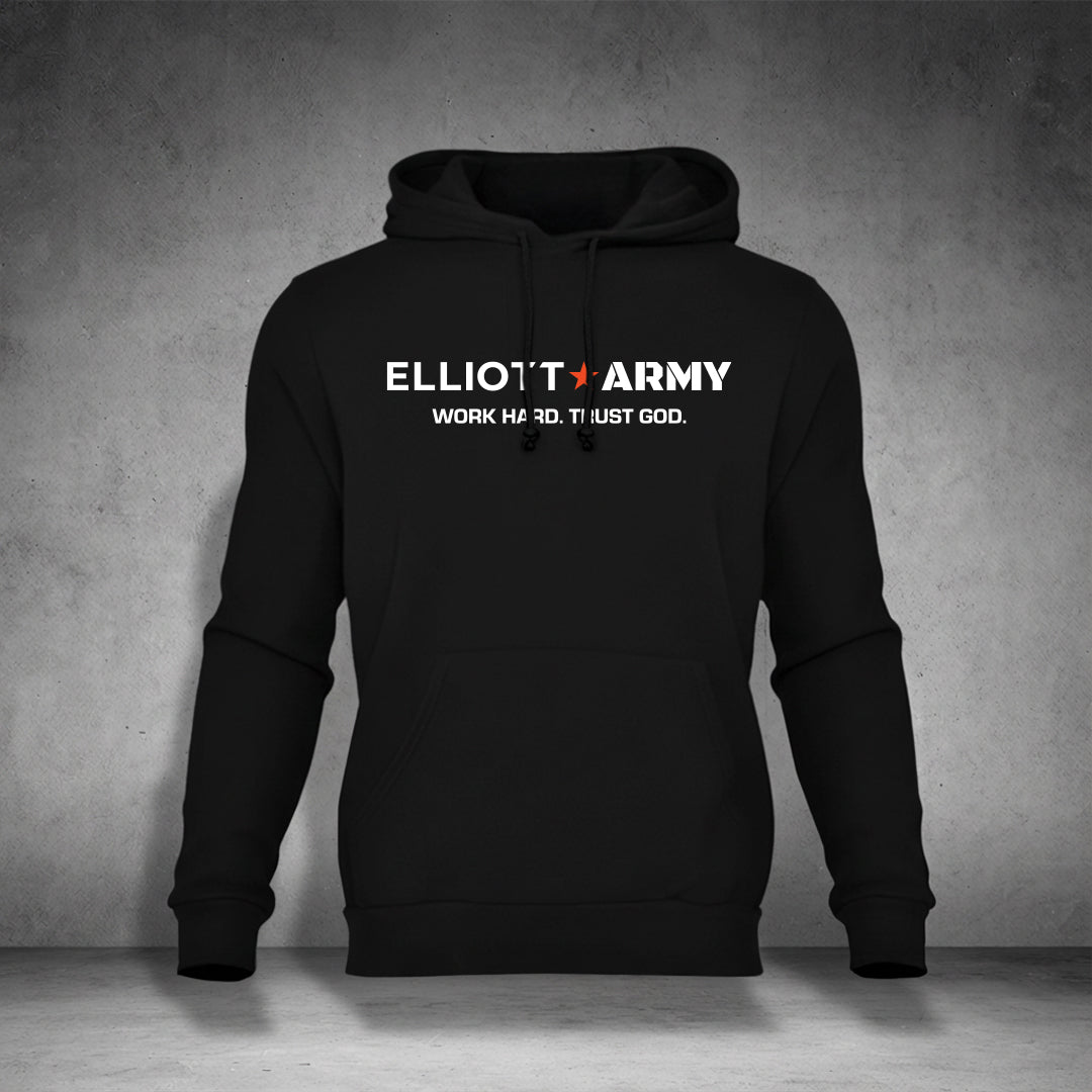 ELLIOTT ARMY/HE DIED SO I COULD LIVE Statement Hoodie