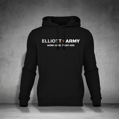 ELLIOTT ARMY/HE DIED SO I COULD LIVE Statement Hoodie