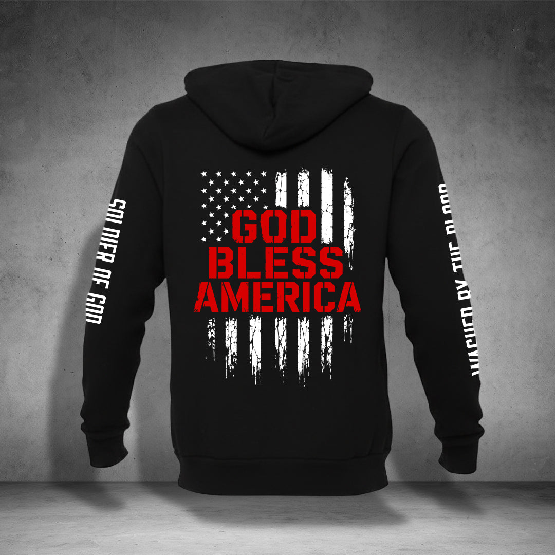 1776 | GOD BLESS AMERICA hoodie