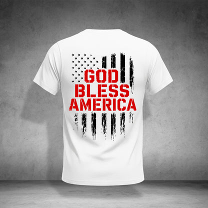 1776 ONE NATION UNDER GOD / GOD BLESS AMERICA T-shirt