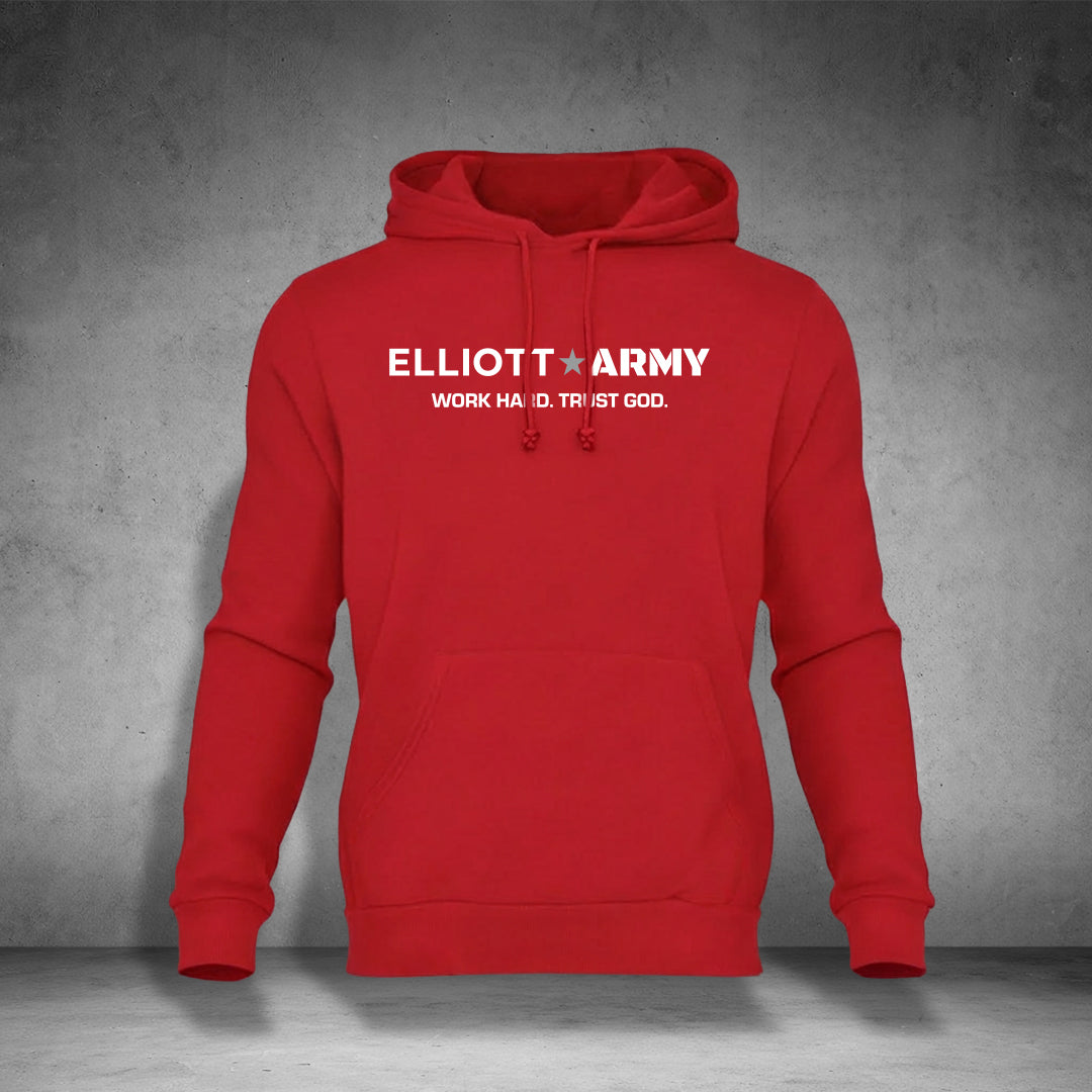 ELLIOTT ARMY/HE DIED SO I COULD LIVE Statement Hoodie